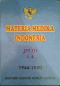 Materia Medika Indonesia Jilid 1-4