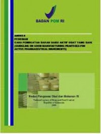 Petunjuk Operasional Penerapan Pedoman Cara Pembuatan Obat yang baik 2012 Jilid II