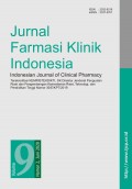 Jurnal Farmasi Klinik Indonesia Vol.8. No. 2, Juni 2020