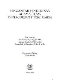 PENGANTAR PENDIDIKAN AGAMA ISLAM DI PERGURUAN TINGGI UMUM