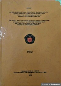 Uji Efek Ekstrak Etanol Rumput laut (eucheuma cottonii J. Agardh) Terhadap Kadar Ureum Dan Kreatinin Tikus Putih Jantan (Rattus norvegicus) Hiperkolesterolemia-Diabetes