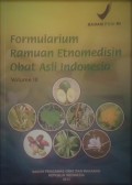 Formularium Ramuan Etnomedisin Obat Asli Indonesia