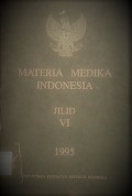 Materia Medika Indonesia jilid VI