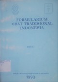 Formularium Obat Tradisional Indonesia