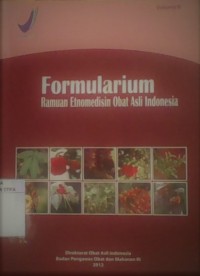 Formularium Ramuan Etnomedisin Obat Asli Indonesia