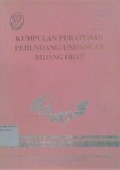 Kumpulan Peraturan Perundang-Undangan Bidang Obat