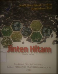 Serial Data Ilmiah Terkini Tumbuhan Obat : jinten hitam