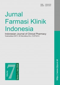 Jurnal Farmasi Klinik Indonesia Vol.7. No.2, Juni 2018