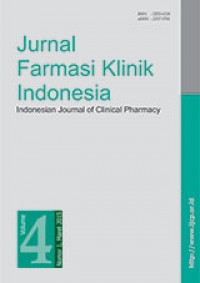 Jurnal Farmasi Klinik Indonesia Vol.4. No. 1, Maret 2015