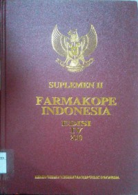 Suplemen II Farmakope Indonesia (edisi 4)