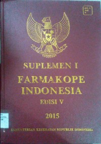 Suplemen I Farmakope Indonesia (edisi 5)