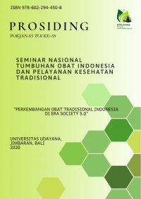 Prosiding Seminar Nasional Tumbuhan Obat Indonesia dan Pelayanan Kesehatan Tradisional : POKJANAS TOI KE-58