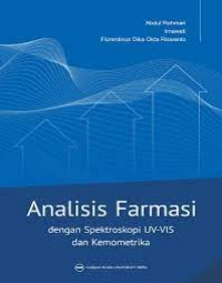 Analisis Farmasi dengan Spektroskopi UV-VIS dan Kemometrika