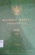Materia Medika Indonesia jilid III