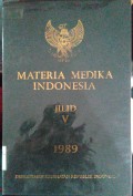 Materia Medika Indonesia jilid V