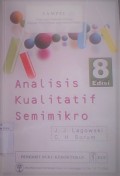 Analisis Kualitatif Semimikro