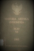 Materia Medika Indonesia jilid VI