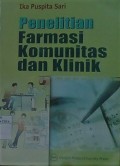 Penelitian Farmasi Komunitas dan Klinik